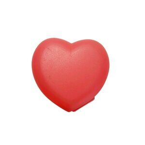 Vintage Tupperware Heart Shape Keeper Storage Case Pink